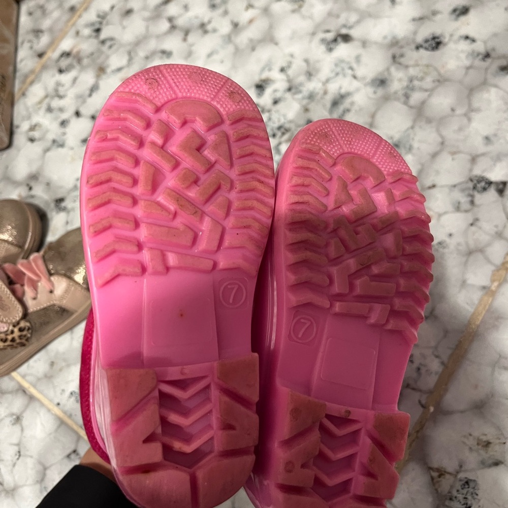 Pink Rain Boots - Picture 3 of 3